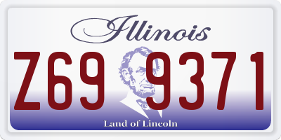 IL license plate Z699371
