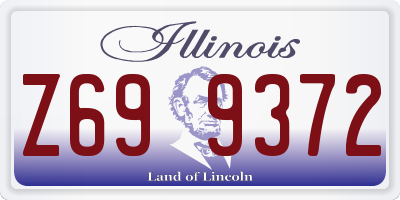 IL license plate Z699372