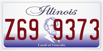 IL license plate Z699373