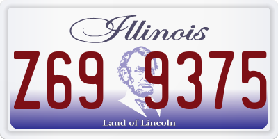 IL license plate Z699375