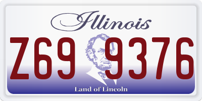 IL license plate Z699376