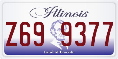 IL license plate Z699377