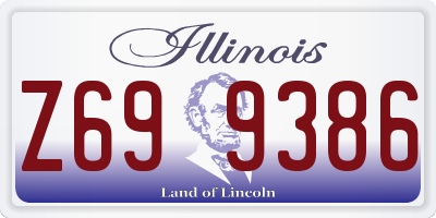 IL license plate Z699386