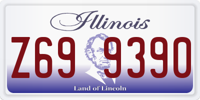 IL license plate Z699390