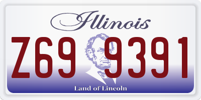 IL license plate Z699391
