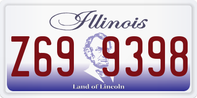 IL license plate Z699398