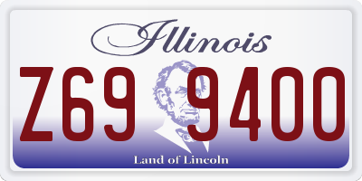 IL license plate Z699400