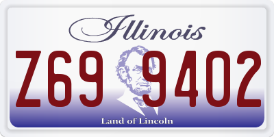 IL license plate Z699402