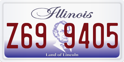 IL license plate Z699405
