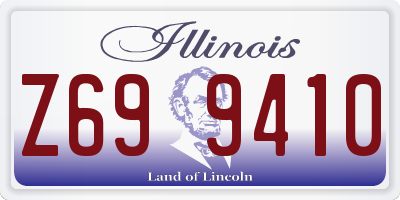 IL license plate Z699410