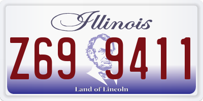 IL license plate Z699411