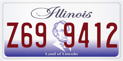 IL license plate Z699412