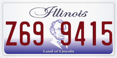 IL license plate Z699415