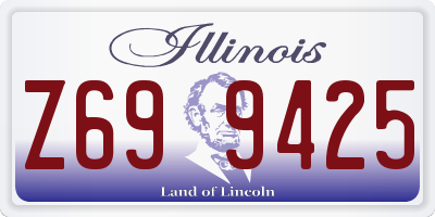 IL license plate Z699425
