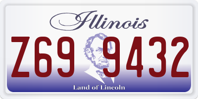 IL license plate Z699432