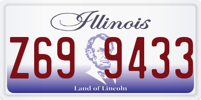 IL license plate Z699433