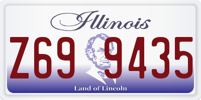 IL license plate Z699435