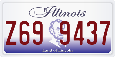 IL license plate Z699437