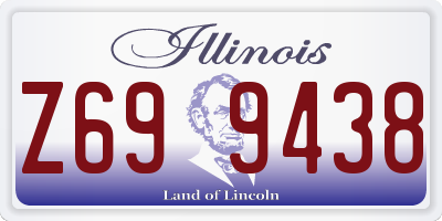 IL license plate Z699438