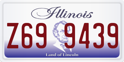 IL license plate Z699439