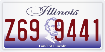 IL license plate Z699441