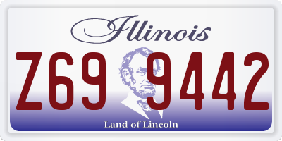 IL license plate Z699442