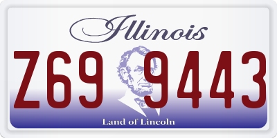 IL license plate Z699443