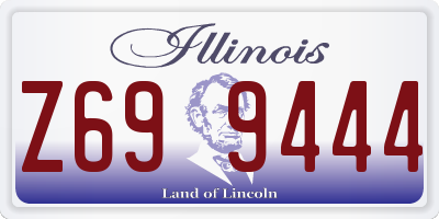 IL license plate Z699444