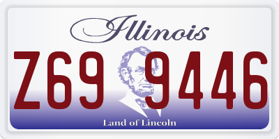 IL license plate Z699446