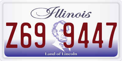 IL license plate Z699447
