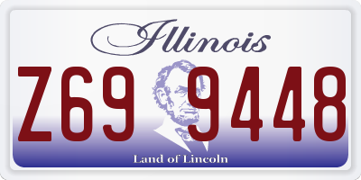 IL license plate Z699448