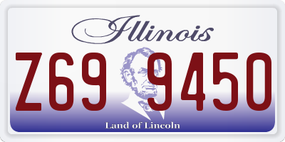 IL license plate Z699450
