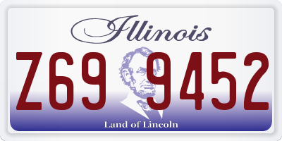 IL license plate Z699452