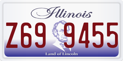 IL license plate Z699455
