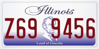 IL license plate Z699456