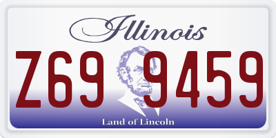 IL license plate Z699459
