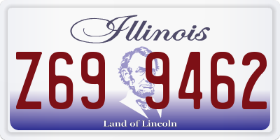 IL license plate Z699462