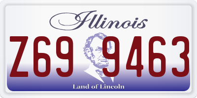 IL license plate Z699463