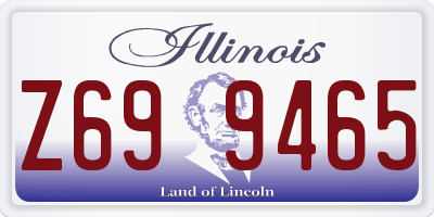 IL license plate Z699465