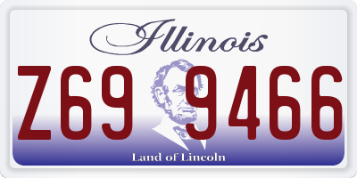 IL license plate Z699466