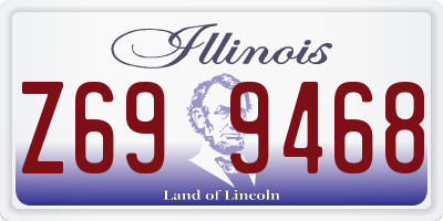 IL license plate Z699468