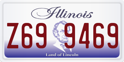 IL license plate Z699469