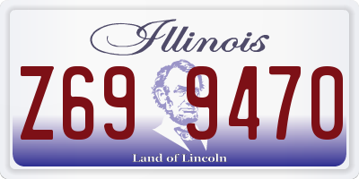 IL license plate Z699470