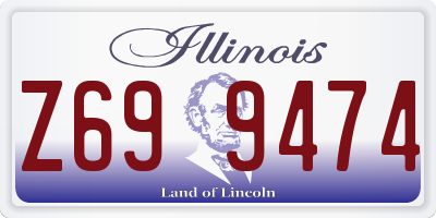 IL license plate Z699474