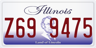 IL license plate Z699475