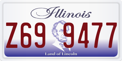 IL license plate Z699477
