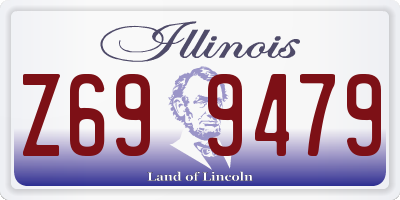 IL license plate Z699479