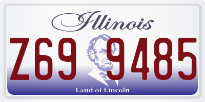 IL license plate Z699485