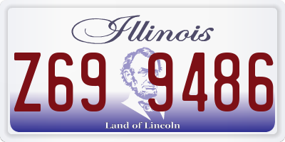 IL license plate Z699486