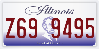IL license plate Z699495